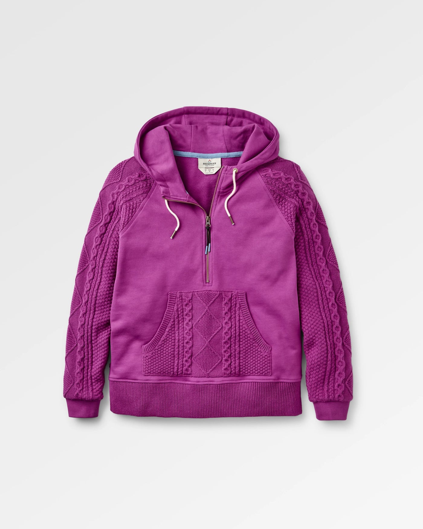 Brooke Zip Hoodie - Wild Berry