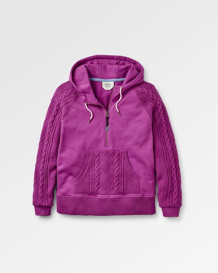 Brooke Zip Hoodie - Wild Berry